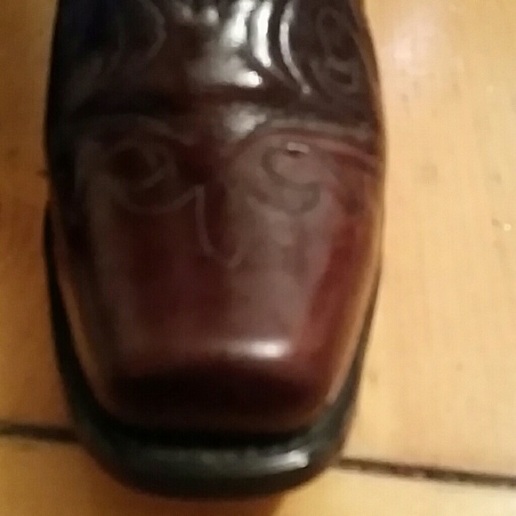 LAREDO VAMP & FOXING MANMADE COWBOY BOOTS - Picture 3 of 8